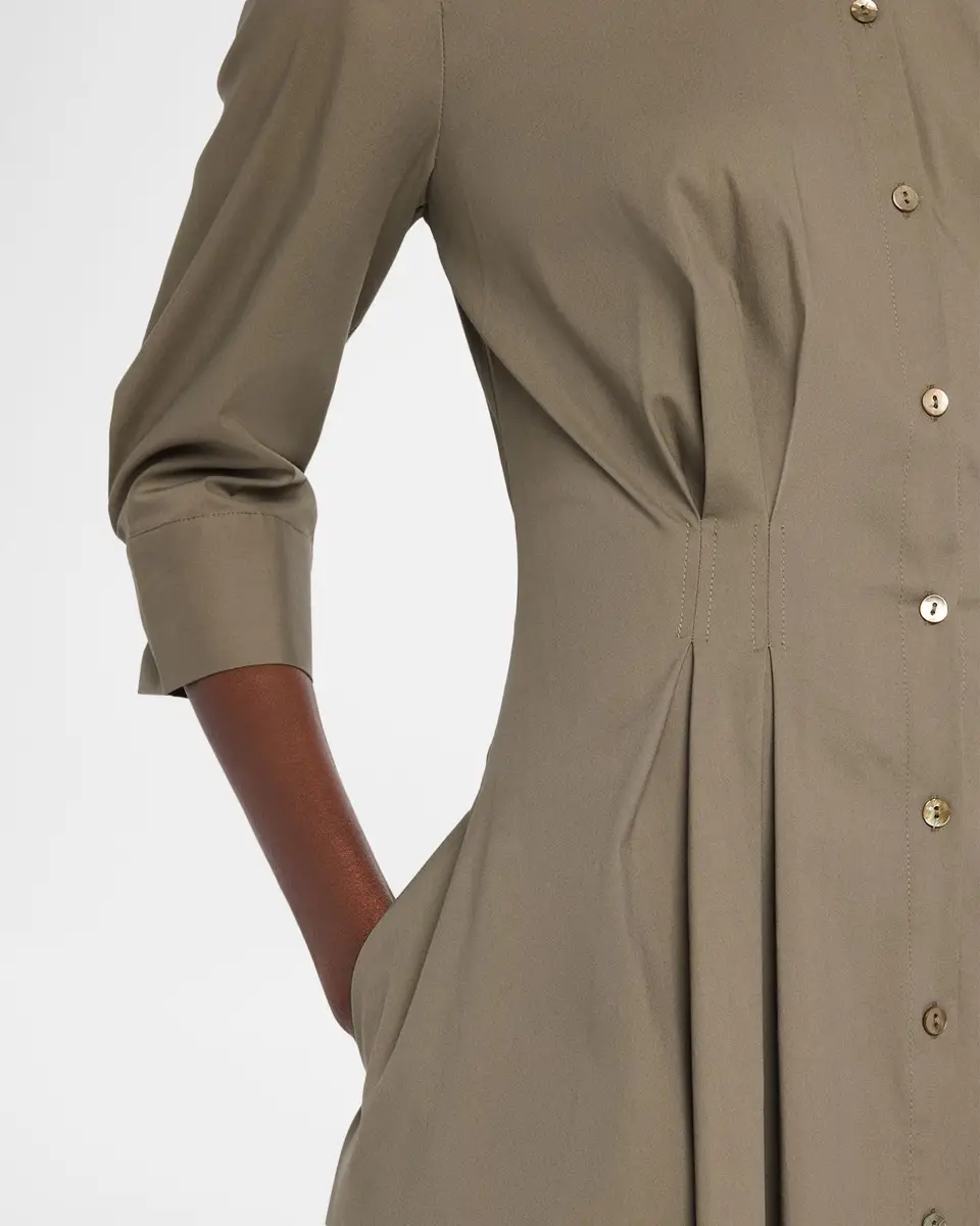 L'Agence Journi Pintucked Shirtdress | Thumbnail 5 L'Agence Journi Pintucked Shirtdress | Thumbnail 5