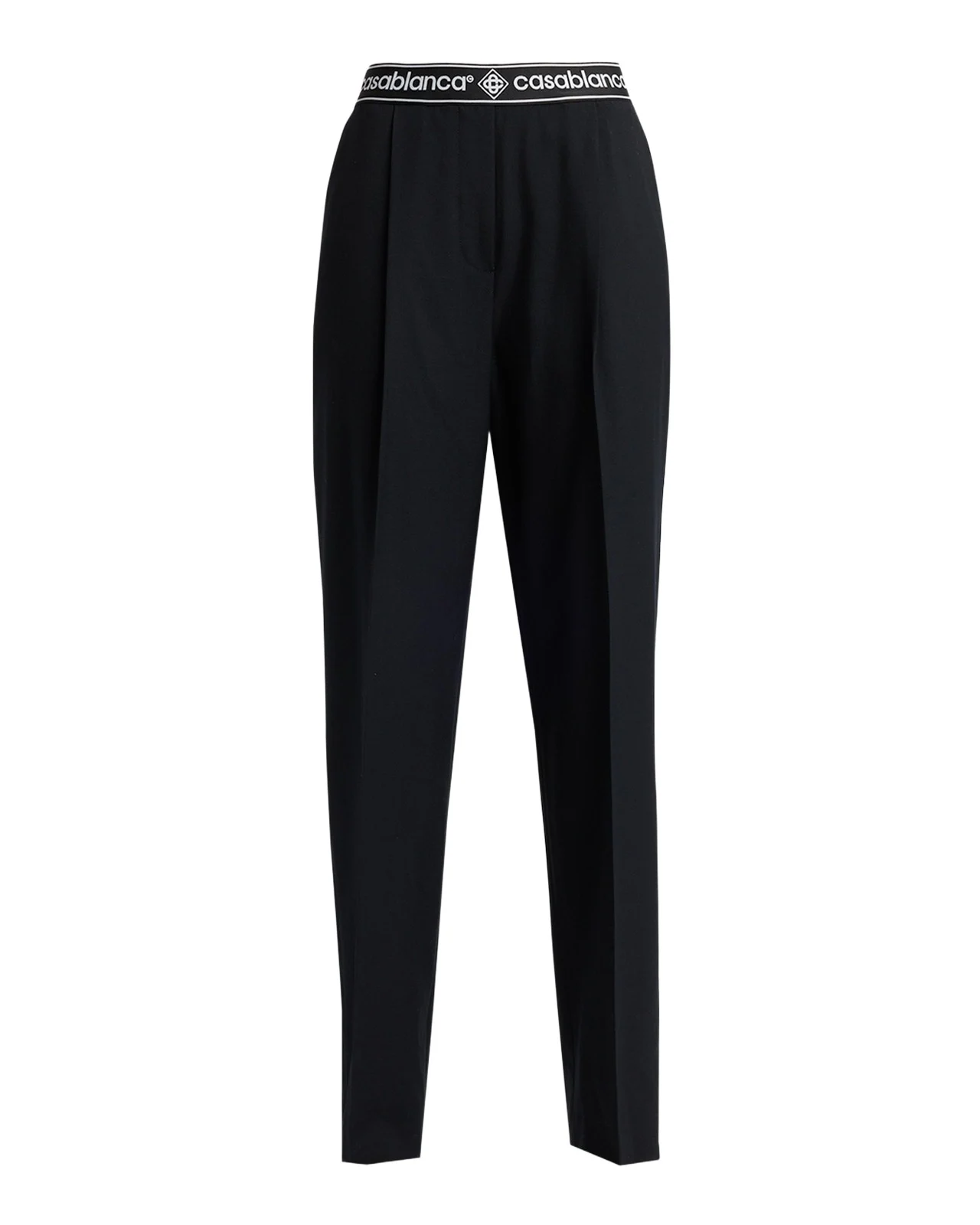 Logo-Tape Tailored Wool Trousers Logo-Tape Tailored Wool Trousers