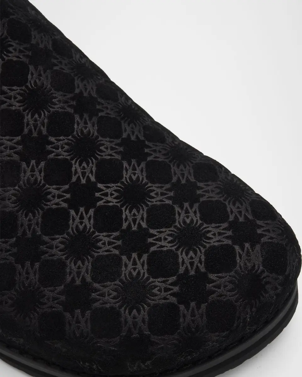 AMIRI Men's MA Monogram Suede Clogs | Thumbnail 3 AMIRI Men's MA Monogram Suede Clogs | Thumbnail 3
