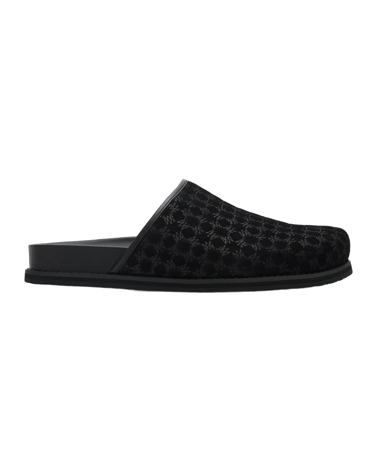 AMIRI Men's MA Monogram Suede Clogs
