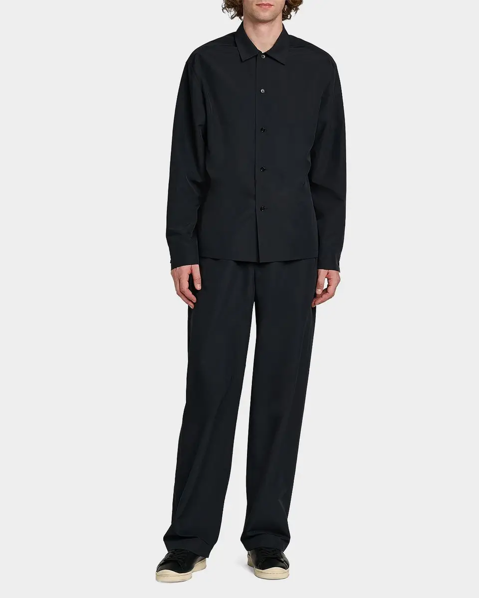 Jil Sander Men's Wide-Leg Pull-On Tech Trousers | Thumbnail 2 Jil Sander Men's Wide-Leg Pull-On Tech Trousers | Thumbnail 2