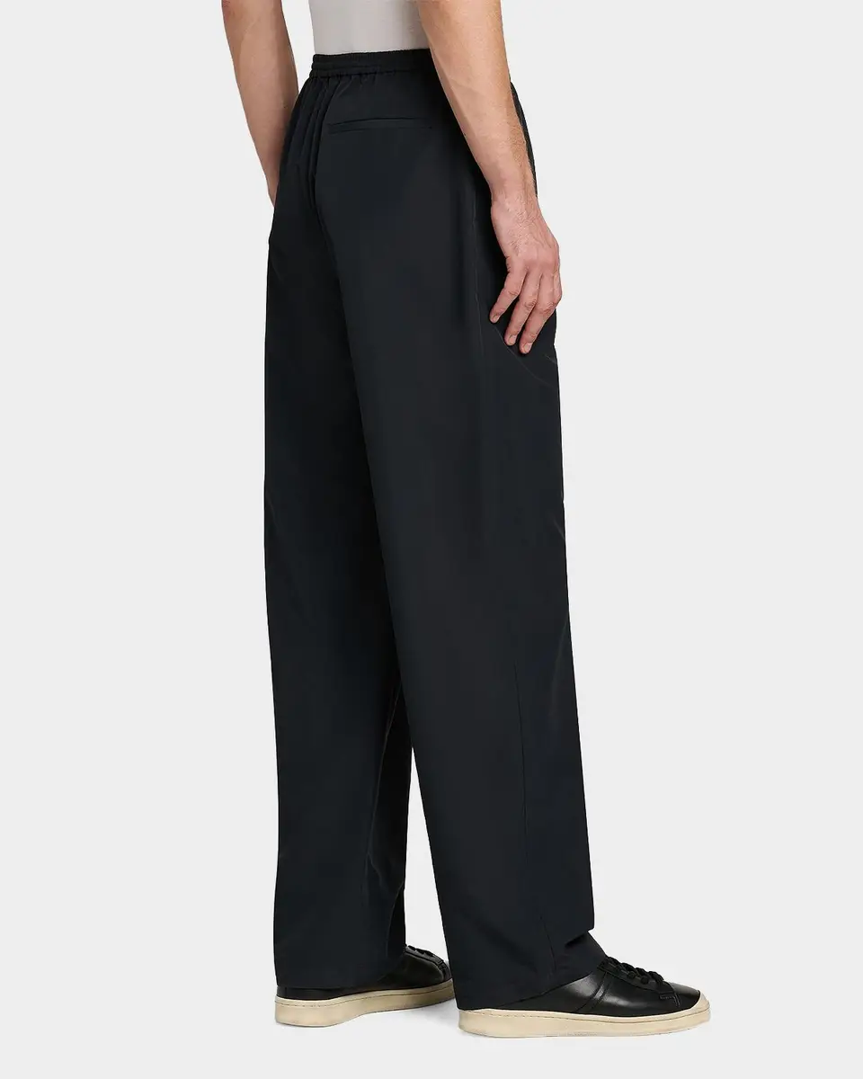 Jil Sander Men's Wide-Leg Pull-On Tech Trousers | Thumbnail 3 Jil Sander Men's Wide-Leg Pull-On Tech Trousers | Thumbnail 3