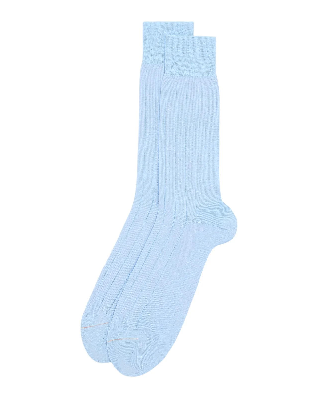 Paul Smith Men's Ribbed Mercerized Cotton Calf-Length Socks