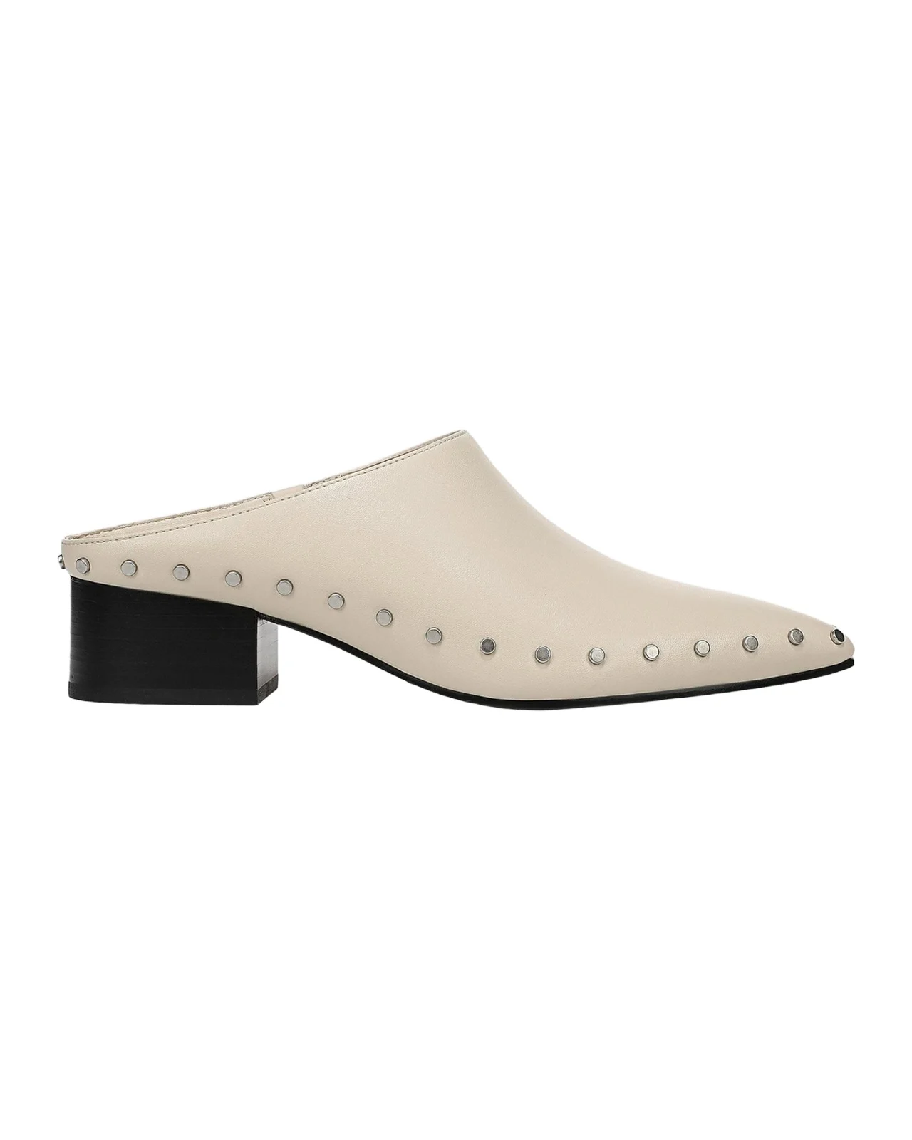 40MM August Studded Leather Mules