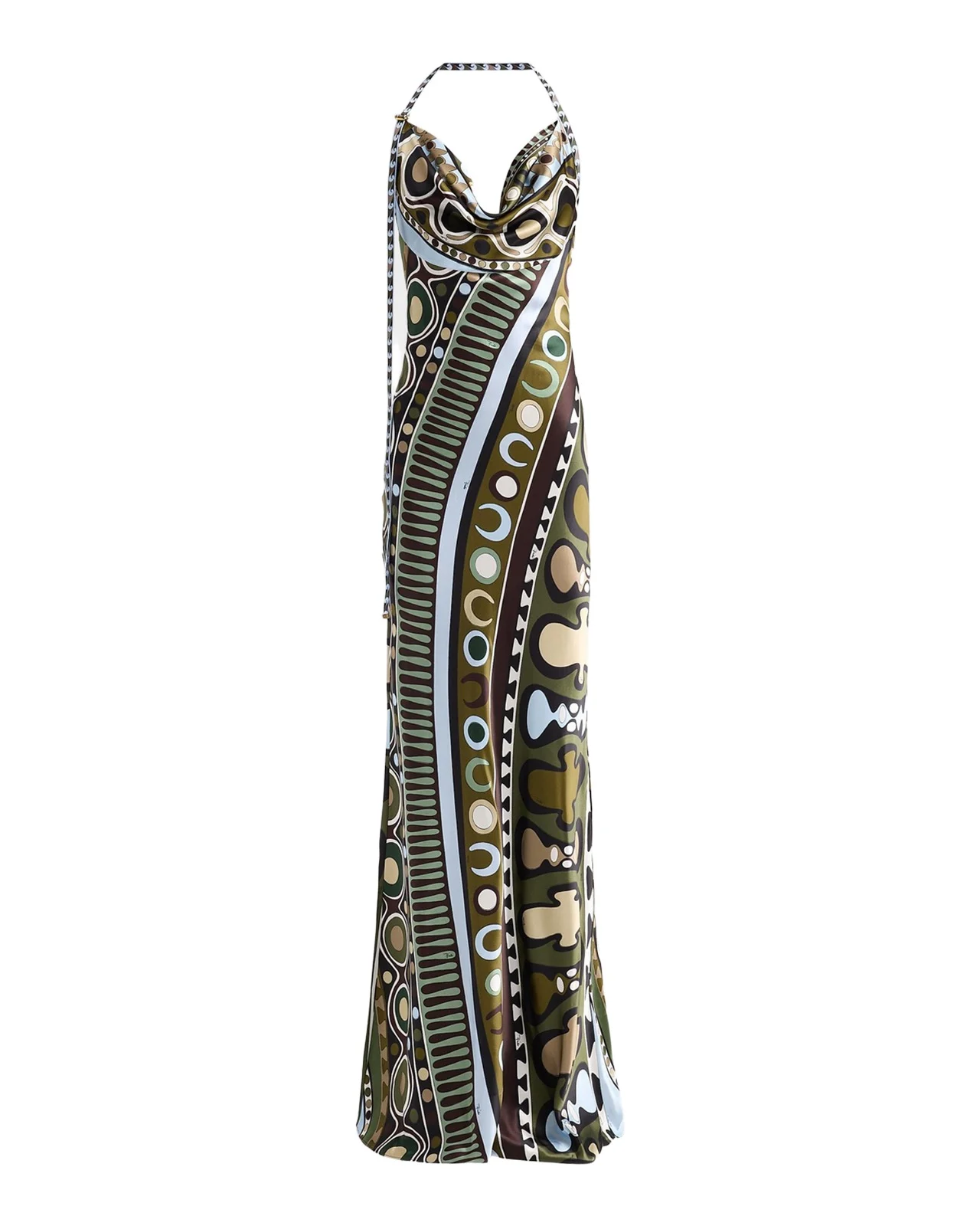PUCCI L 'Alba Printed Halter Maxi Dress