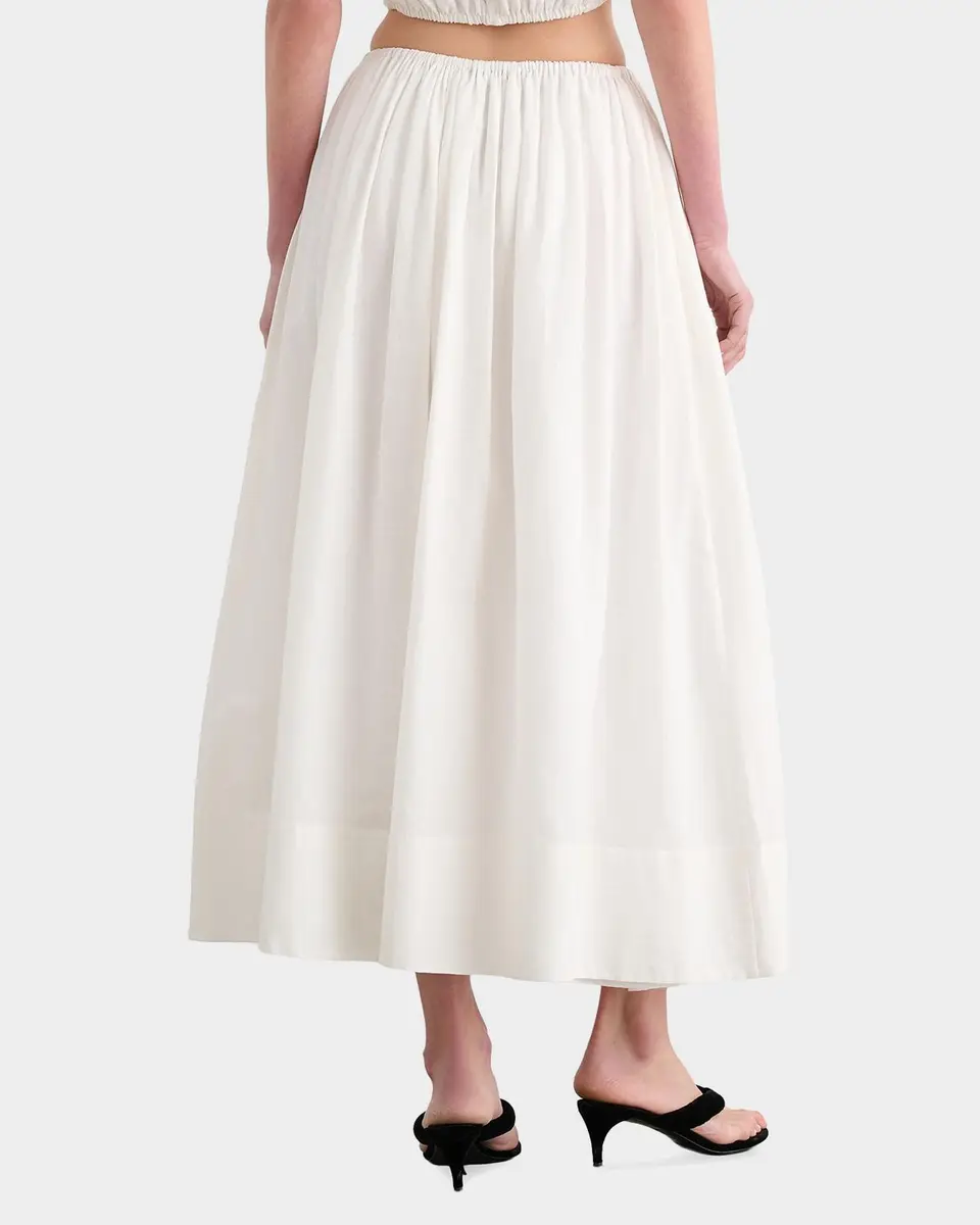 Toccin Imogen Linen-Cotton Midi Skirt | Thumbnail 3