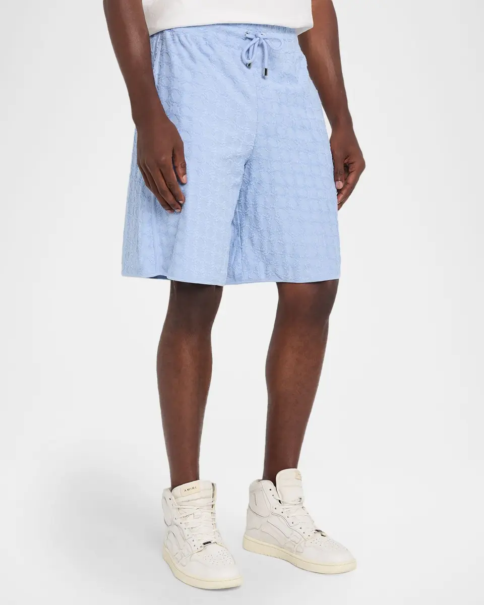 AMIRI Men's MA Quad Towelling Pull-On Shorts | Thumbnail 4 AMIRI Men's MA Quad Towelling Pull-On Shorts | Thumbnail 4