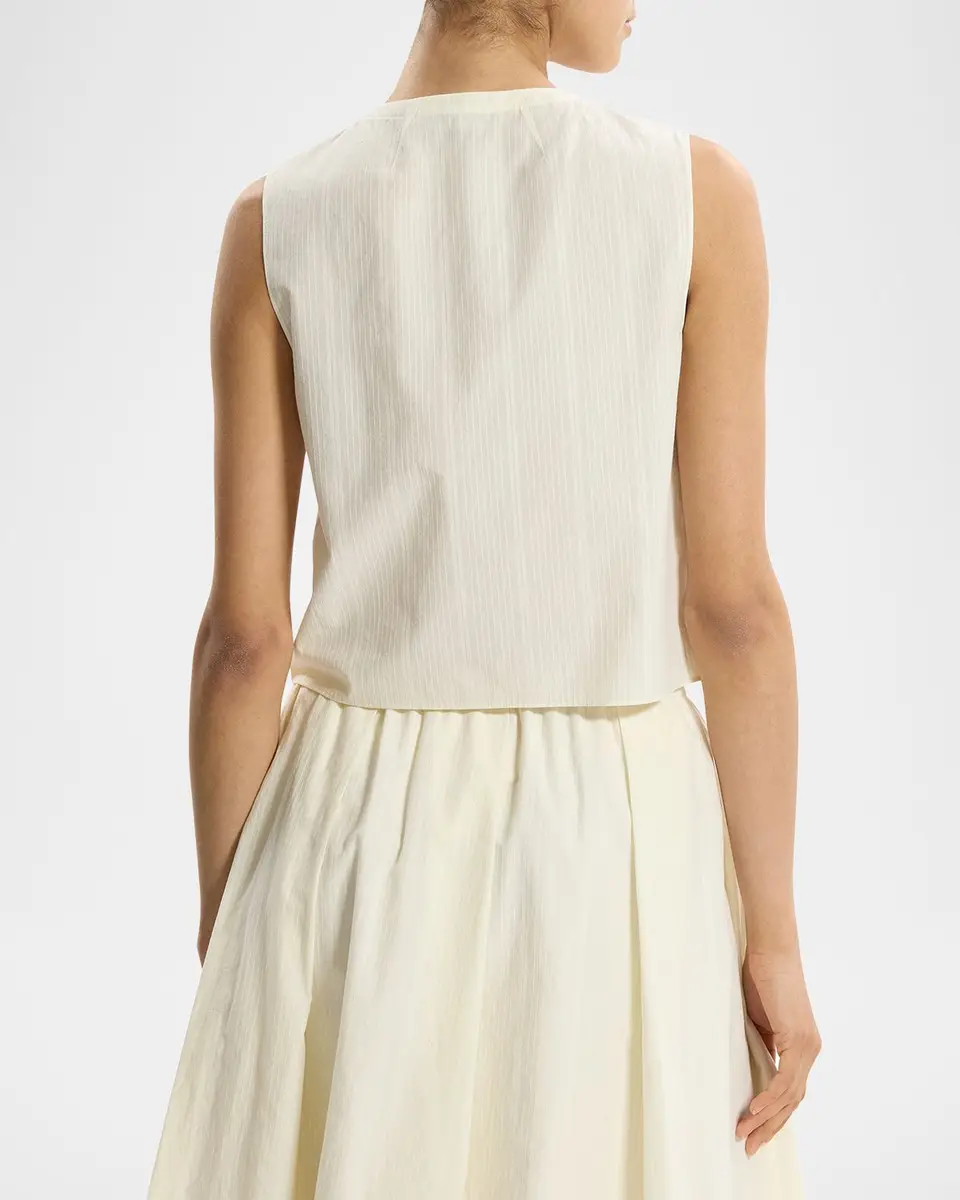 Theory Sleeveless Button-Front Top | Thumbnail 3 Theory Sleeveless Button-Front Top | Thumbnail 3