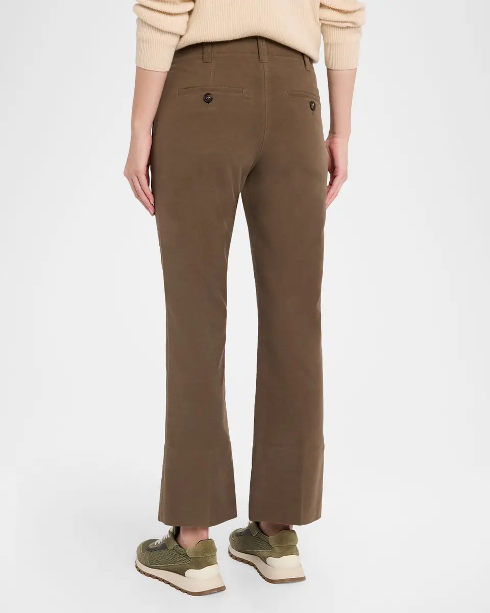 Brunello Cucinelli Stretch Moleskin Flare Pants | Thumbnail 3 Brunello Cucinelli Stretch Moleskin Flare Pants | Thumbnail 3