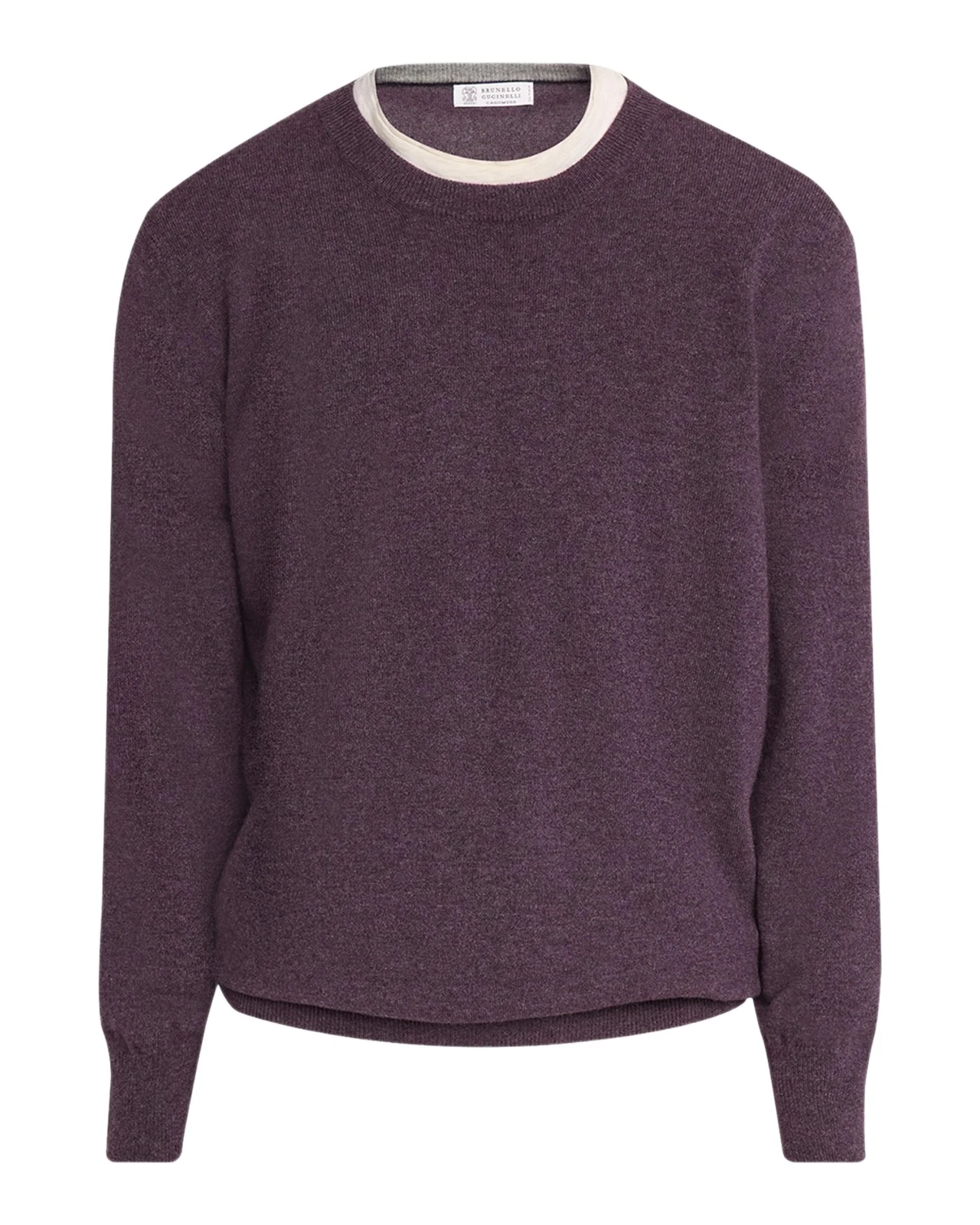 Men's Cashmere Melange Crewneck Sweater Men's Cashmere Melange Crewneck Sweater
