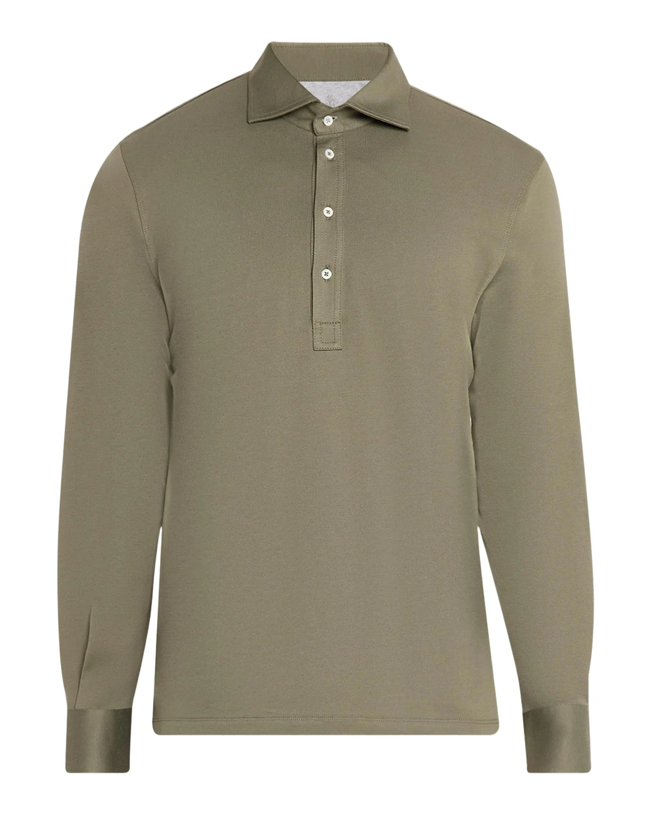 Men's Cotton Jersey Long-Sleeve Polo Shirt Men's Cotton Jersey Long-Sleeve Polo Shirt