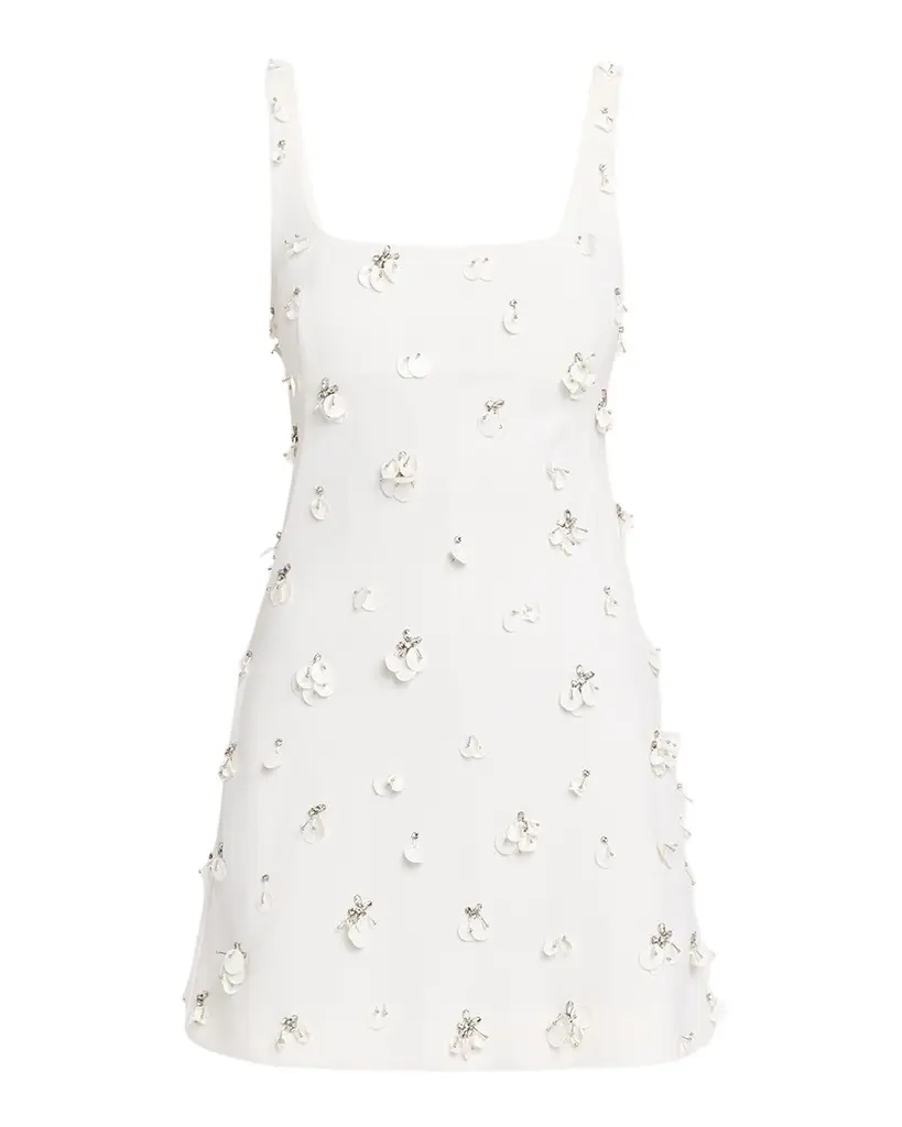 SIMKHAI Ziva Sleeveless Embellished Mini Dress | Image 1 SIMKHAI Ziva Sleeveless Embellished Mini Dress | Image 1