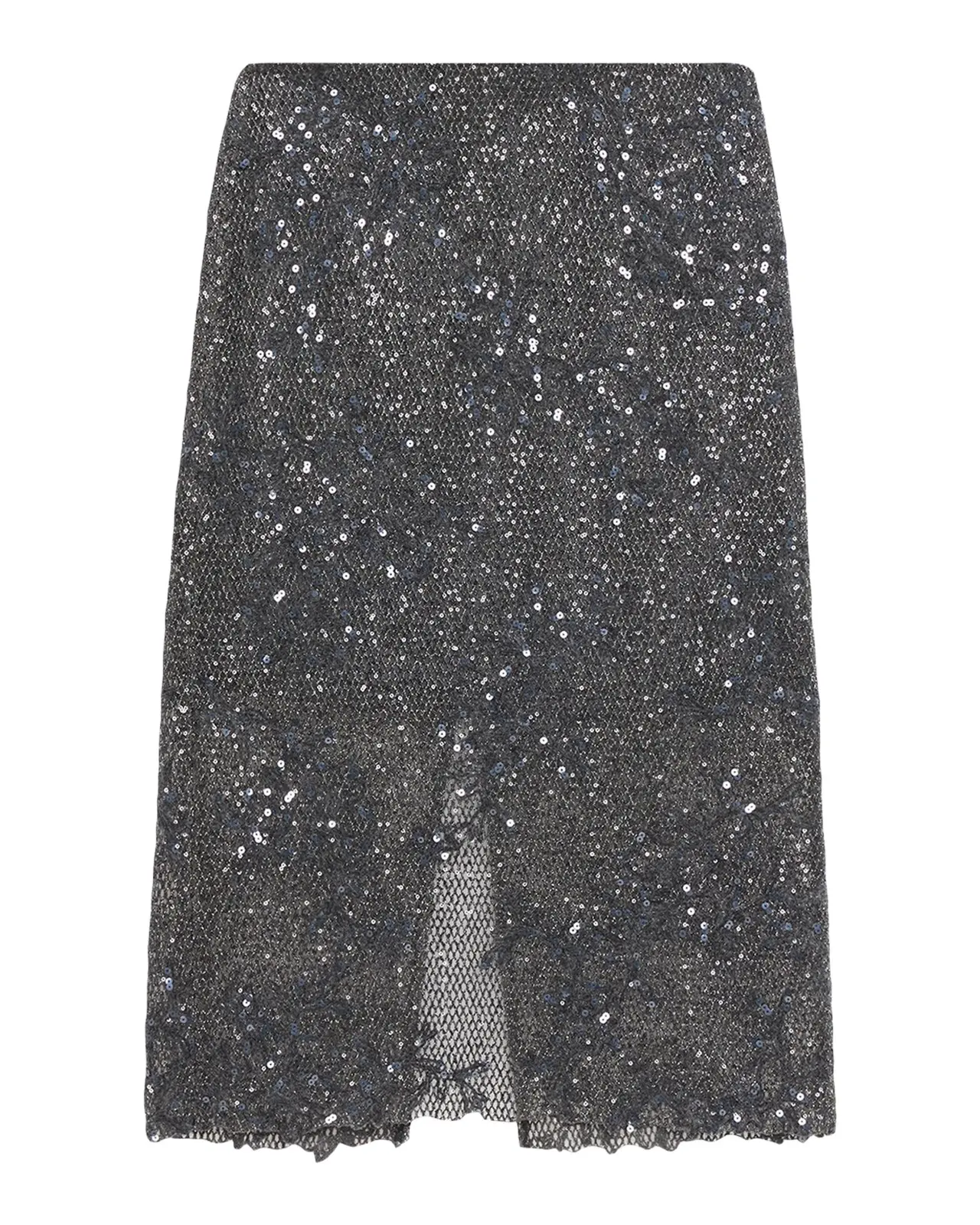 Lace Glow Embroidered Midi Skirt Lace Glow Embroidered Midi Skirt