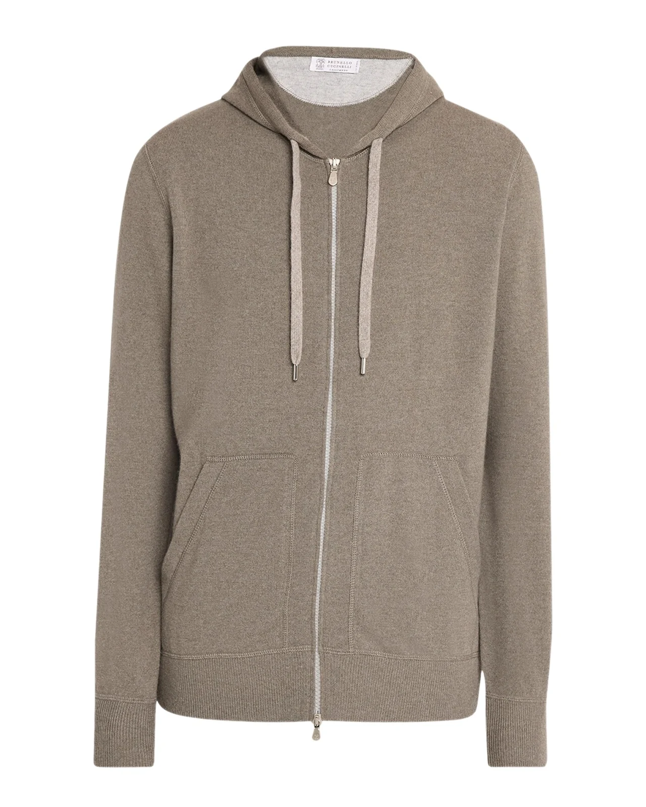 Men's Cashmere Knit Full-Zip Hoodie Men's Cashmere Knit Full-Zip Hoodie