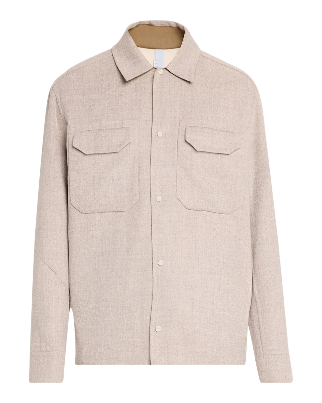 Men's Double Wool-Cashmere Overshirt Men's Double Wool-Cashmere Overshirt