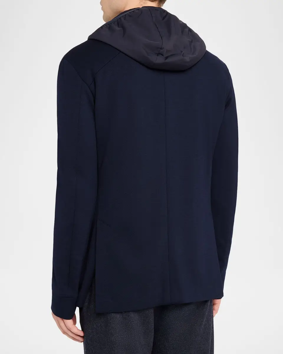 Sease Men's Hooded Blazer with Removable Bib | Thumbnail 3 Sease Men's Hooded Blazer with Removable Bib | Thumbnail 3