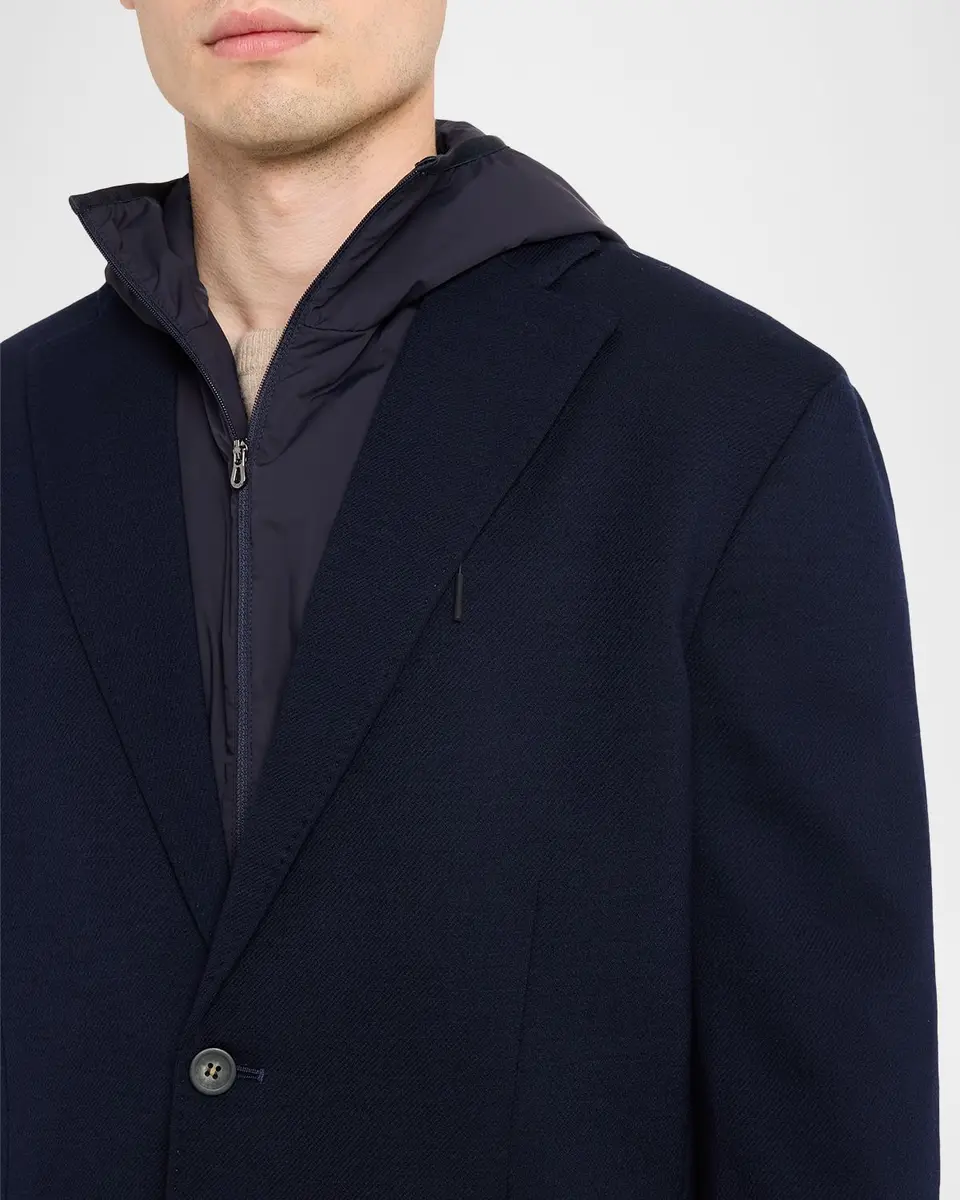 Sease Men's Hooded Blazer with Removable Bib | Thumbnail 5 Sease Men's Hooded Blazer with Removable Bib | Thumbnail 5