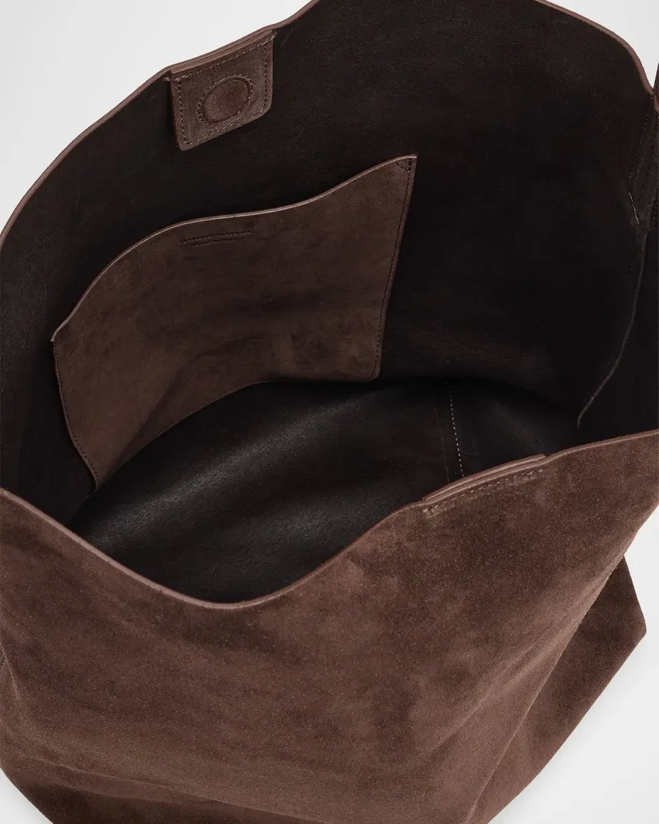 MANSUR GAVRIEL Everyday Cabas Suede Shoulder Bag | Thumbnail 3 MANSUR GAVRIEL Everyday Cabas Suede Shoulder Bag | Thumbnail 3
