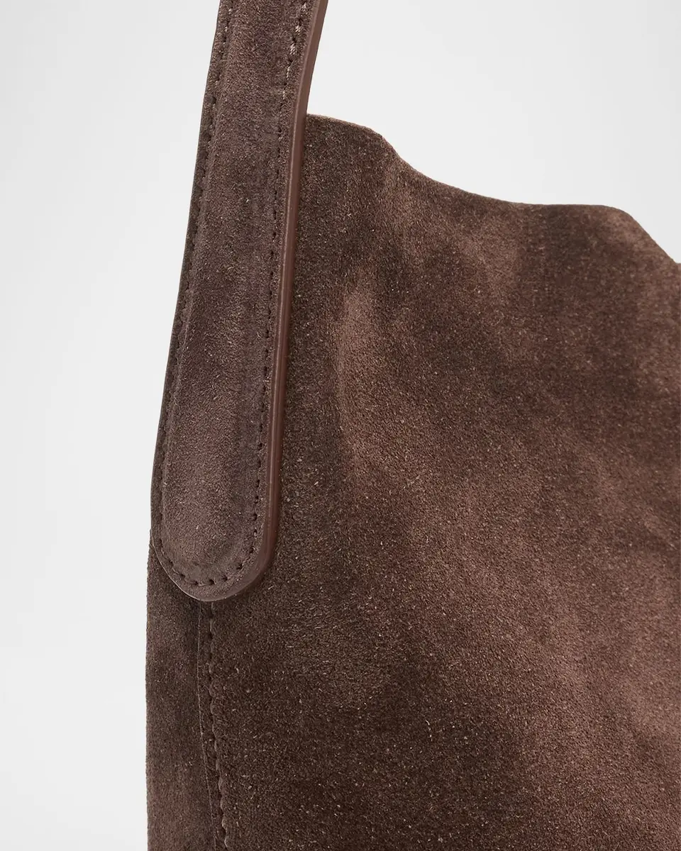 MANSUR GAVRIEL Everyday Cabas Suede Shoulder Bag | Thumbnail 4 MANSUR GAVRIEL Everyday Cabas Suede Shoulder Bag | Thumbnail 4