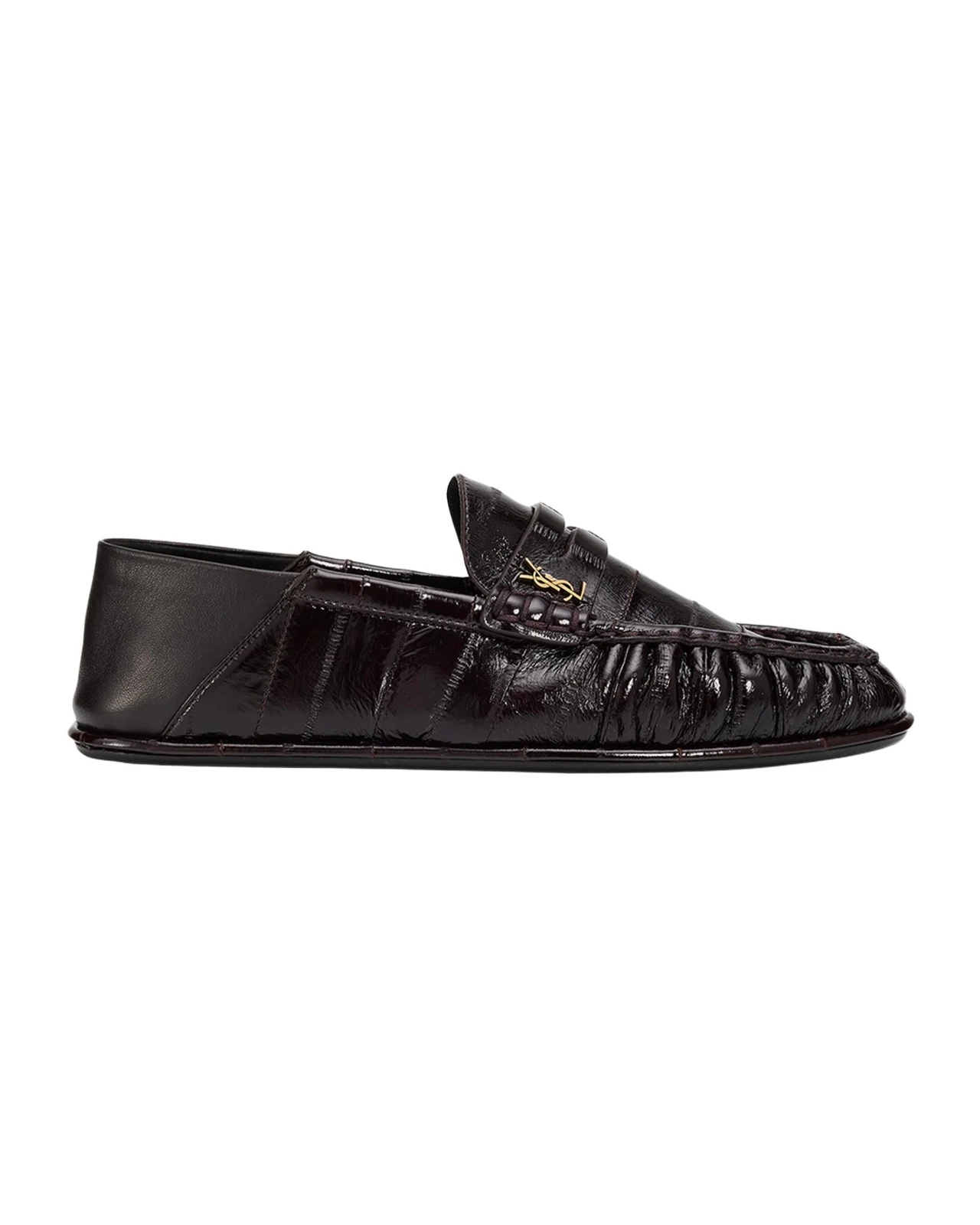 Saint Laurent Le Eel Leather Penny Loafers
