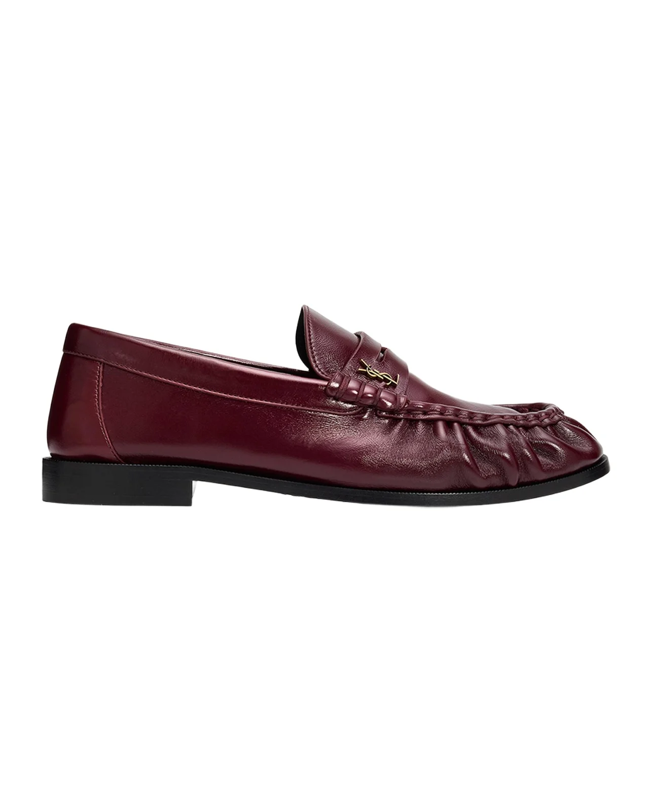 Saint Laurent Le Leather YSL Penny Loafers