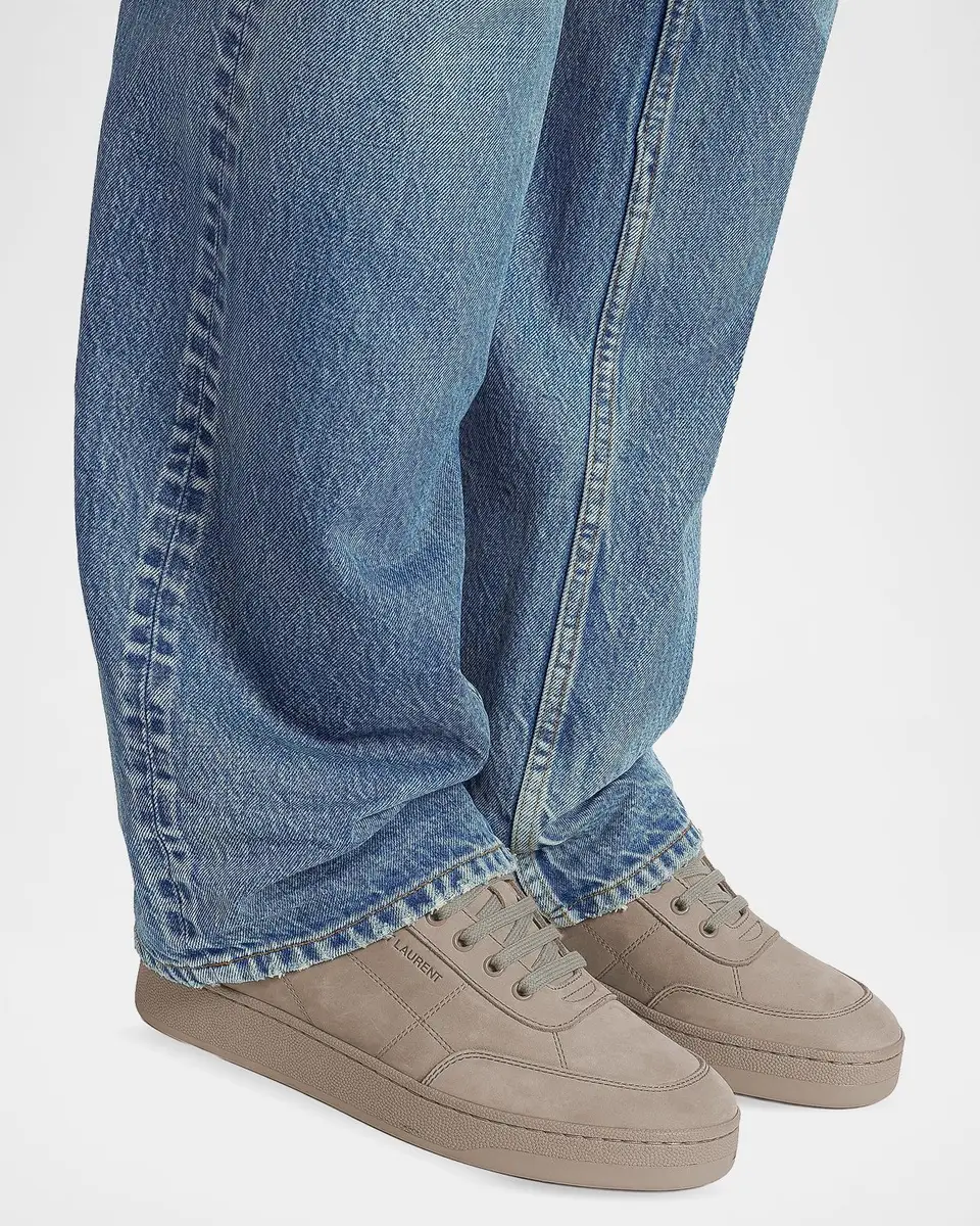 Saint Laurent SL61 Suede Low-Top Sneakers | Thumbnail 2 Saint Laurent SL61 Suede Low-Top Sneakers | Thumbnail 2