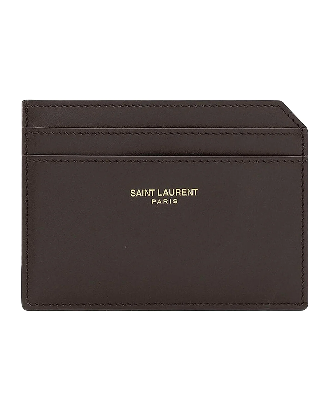 Saint Laurent Two-Tone Leather Card Case