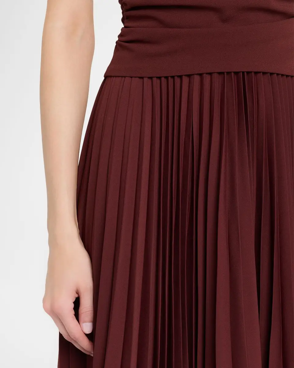 TANYA TAYLOR Carly Sleeveless Pleated Midi Dress | Thumbnail 5 TANYA TAYLOR Carly Sleeveless Pleated Midi Dress | Thumbnail 5