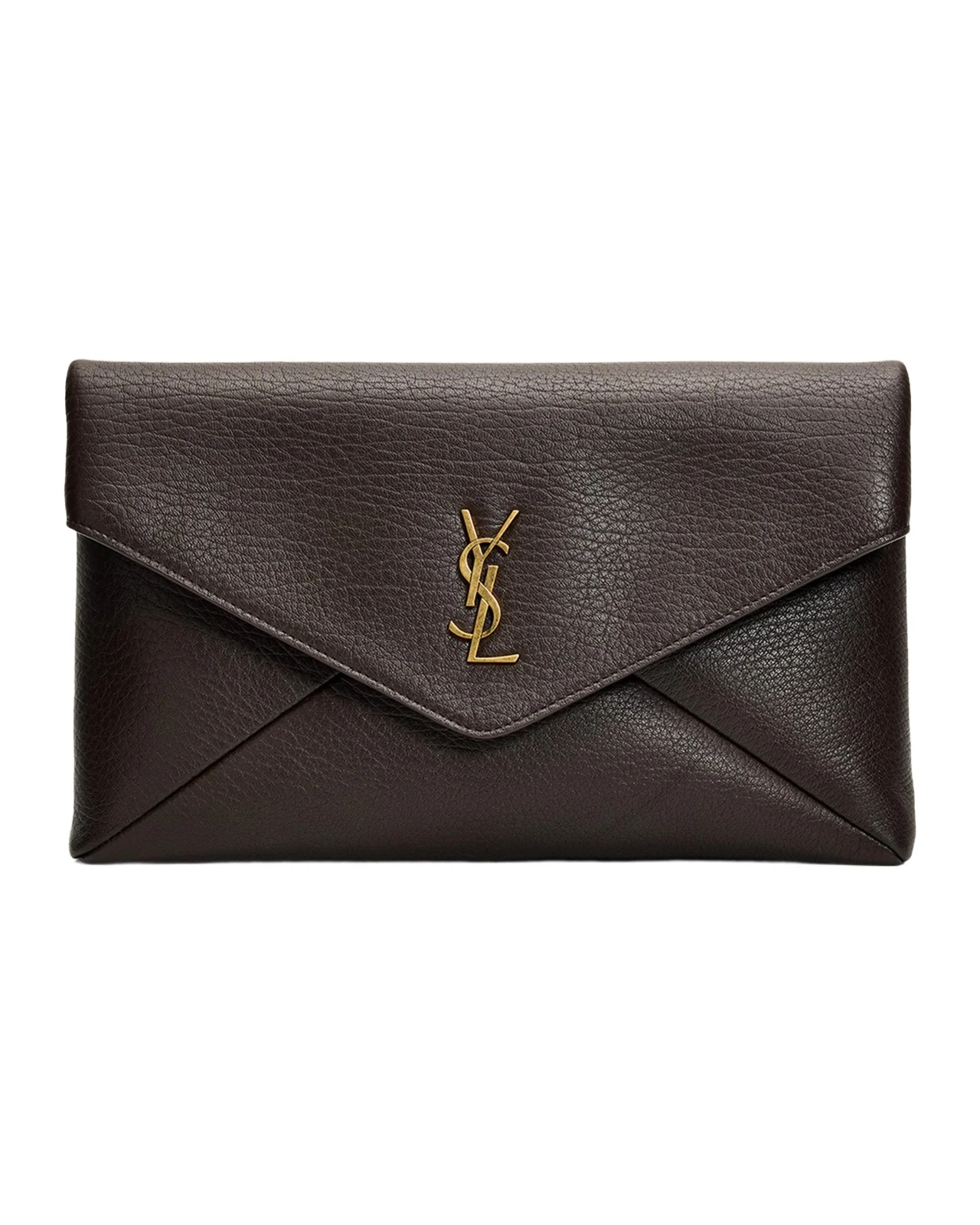Cassandre Large Leather Envelope Clutch