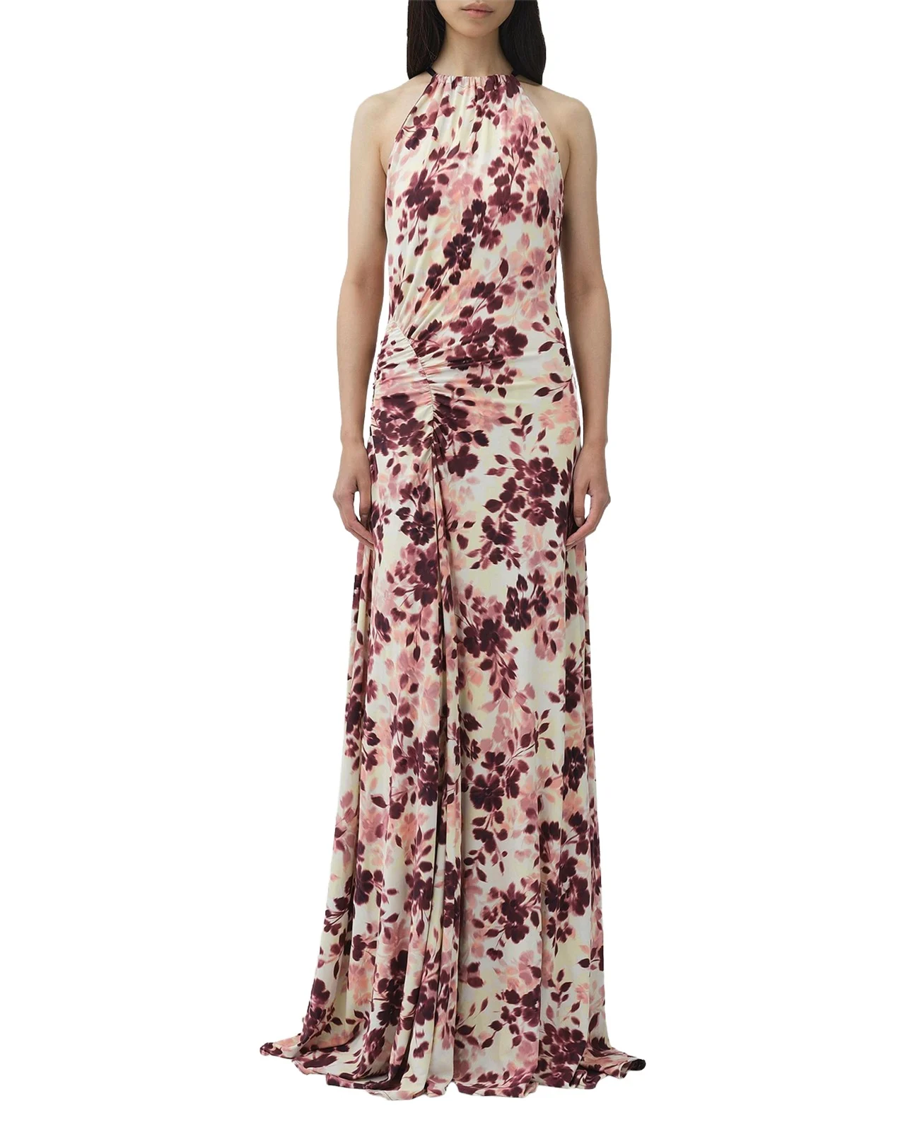 Cerin Floral-Print Jersey Halter Maxi Dress Cerin Floral-Print Jersey Halter Maxi Dress
