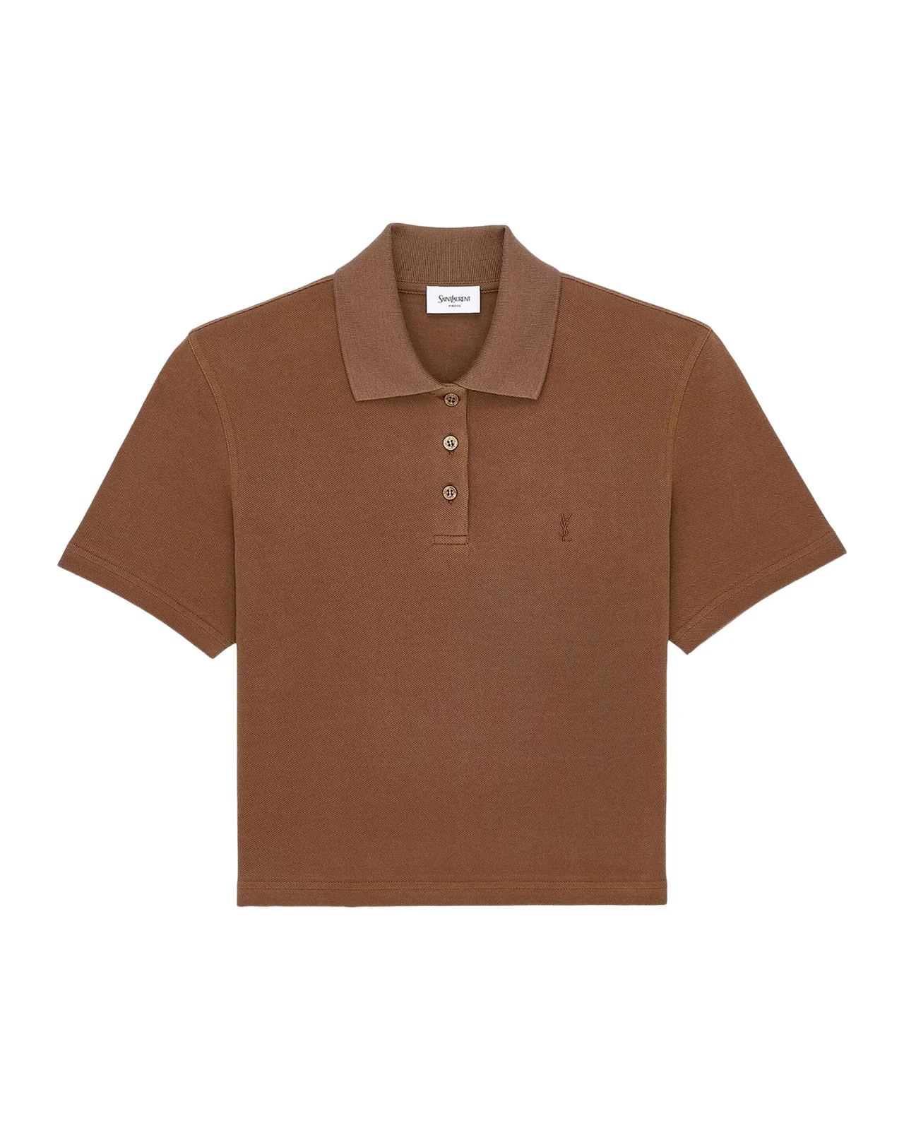 Cassandre Cotton Cropped Polo Shirt Cassandre Cotton Cropped Polo Shirt