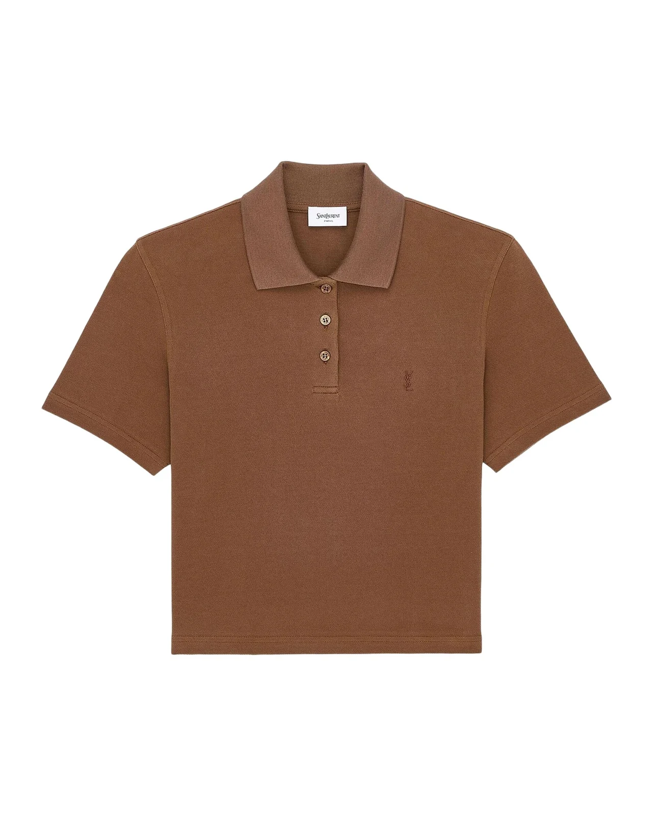 Cassandre Cotton Cropped Polo Shirt Cassandre Cotton Cropped Polo Shirt