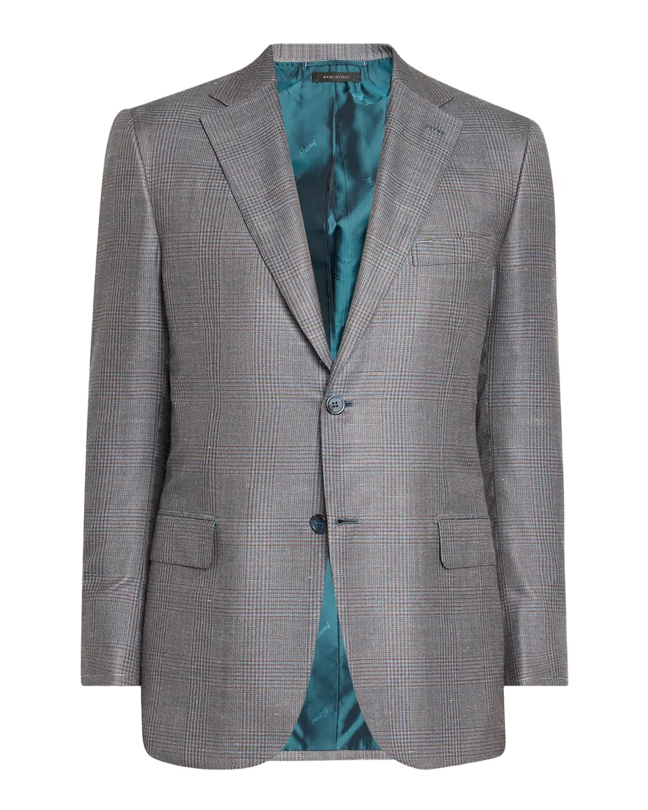 Men's Prince of Wales Single-Breasted Sport Coat
