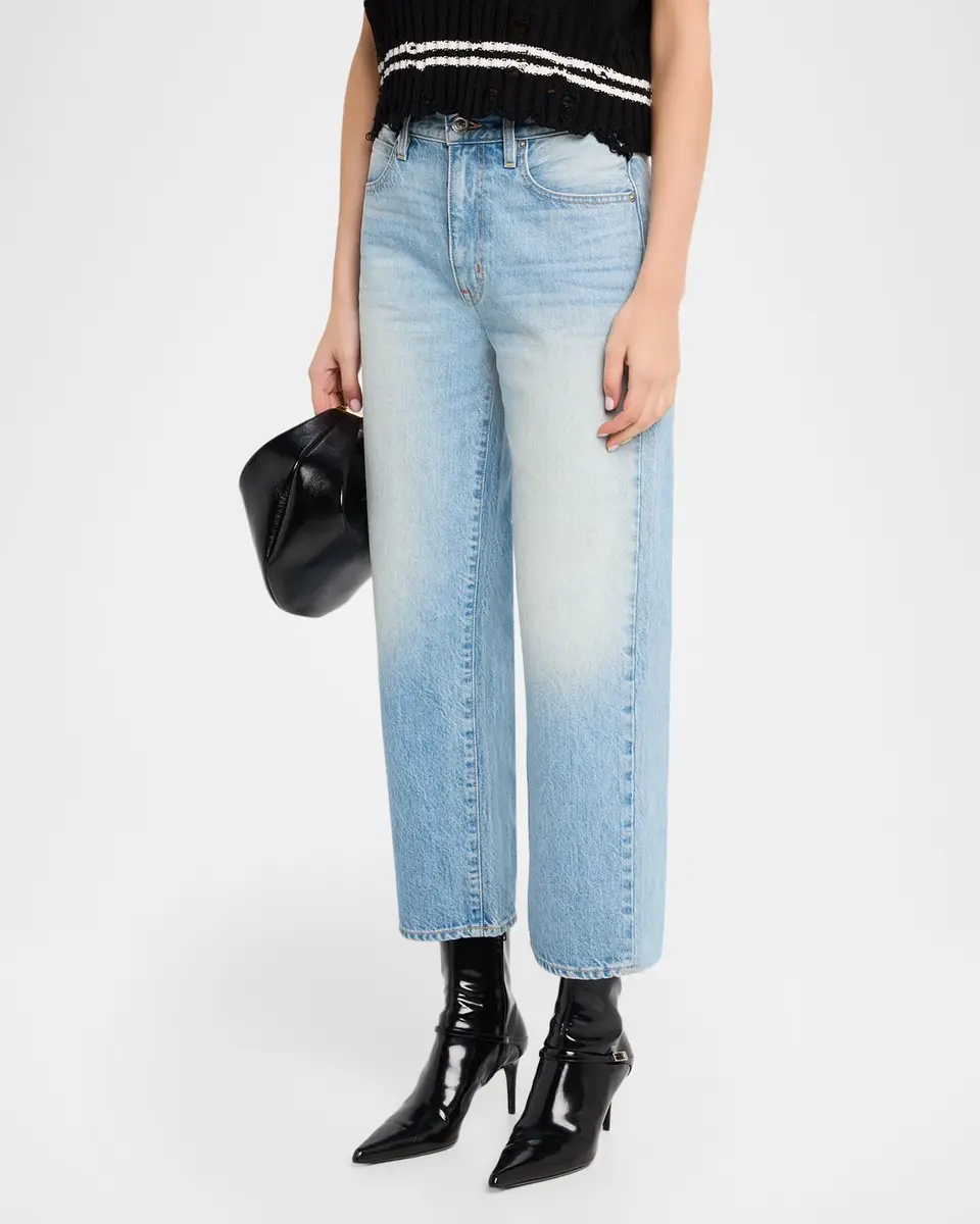 SLVRLAKE Hunter Relaxed Wide Ankle Jeans | Thumbnail 4 SLVRLAKE Hunter Relaxed Wide Ankle Jeans | Thumbnail 4