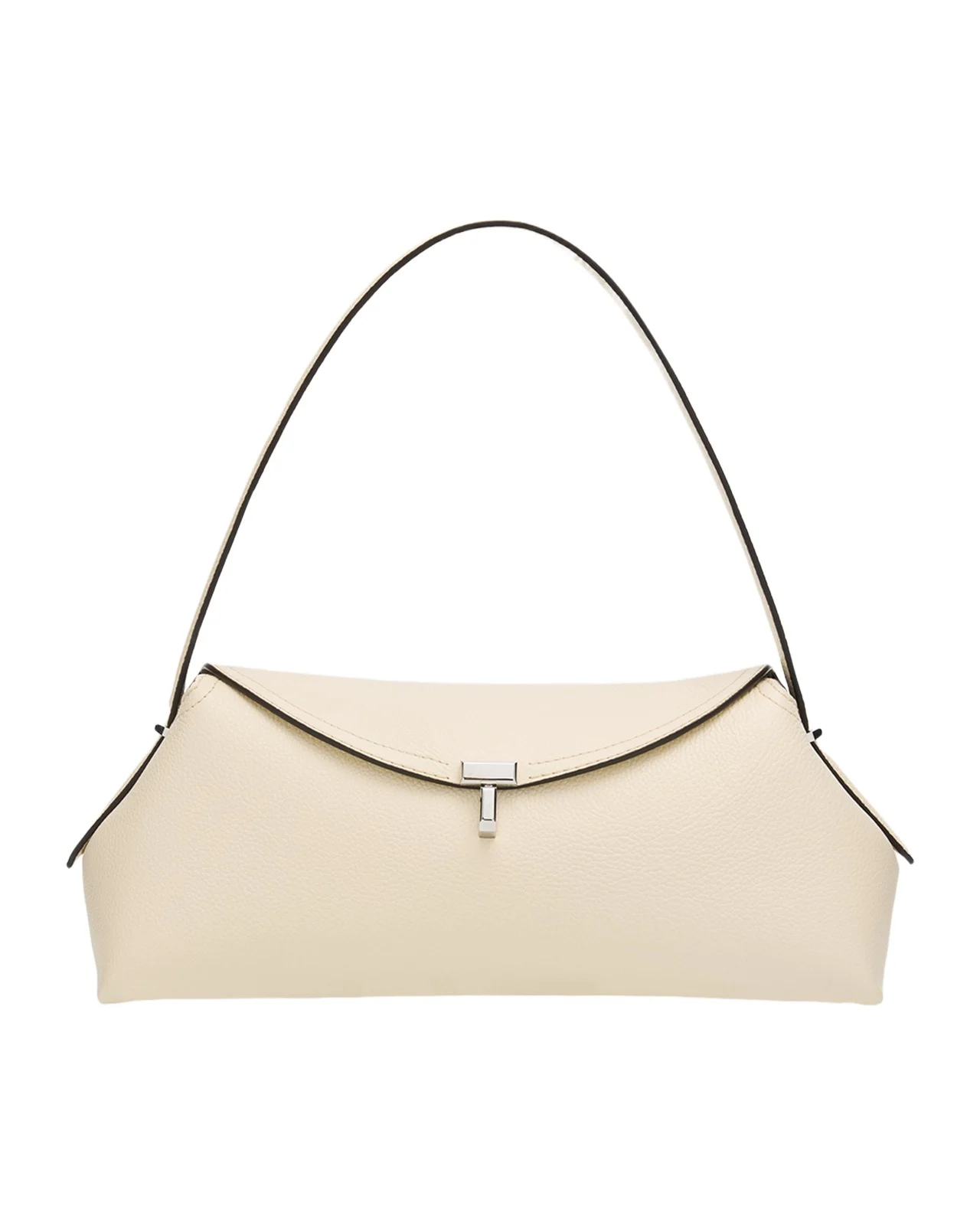 T-Lock Grained Leather Shoulder Bag T-Lock Grained Leather Shoulder Bag