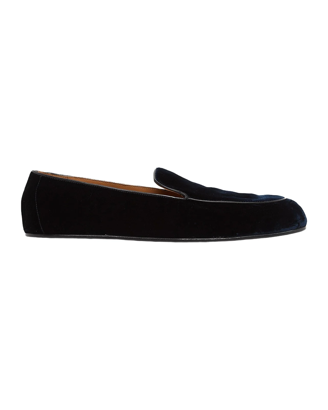 TOM FORD Boutique Men's Leo Leather-Trim Velvet Smoking Slippers