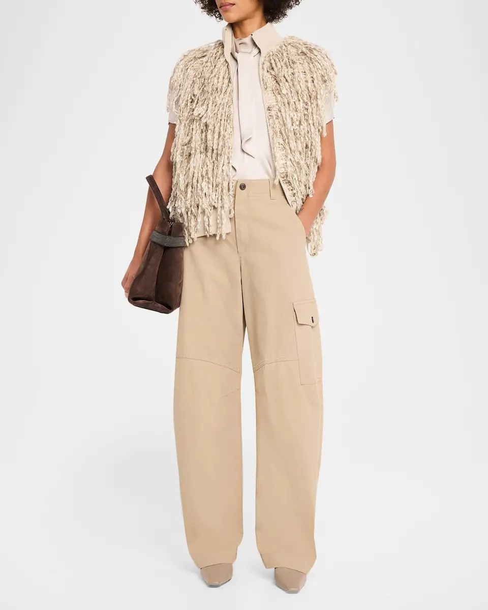 Brunello Cucinelli Washed Cotton Cargo Pants | Thumbnail 2 Brunello Cucinelli Washed Cotton Cargo Pants | Thumbnail 2