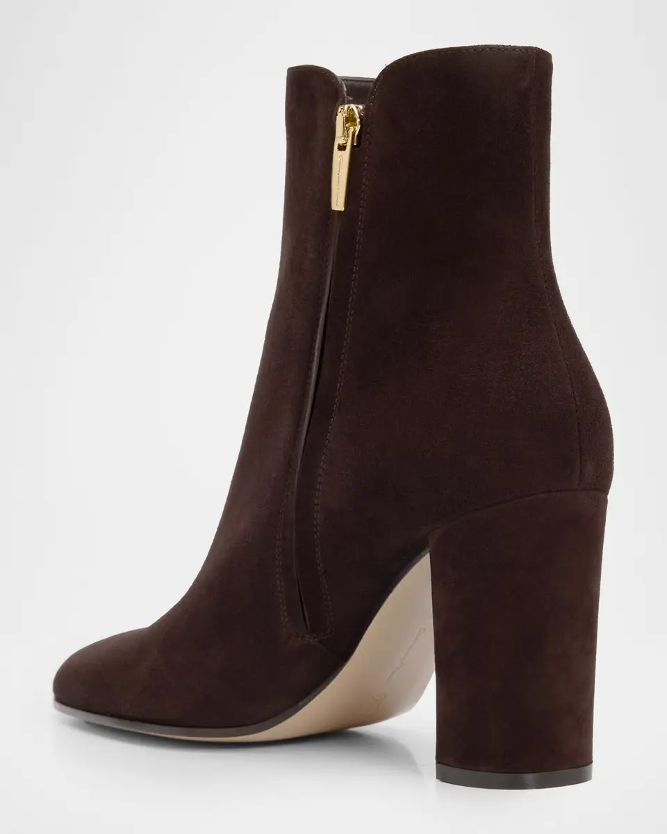 Gianvito Rossi 85mm Suede Ankle Booties | Thumbnail 4 Gianvito Rossi 85mm Suede Ankle Booties | Thumbnail 4