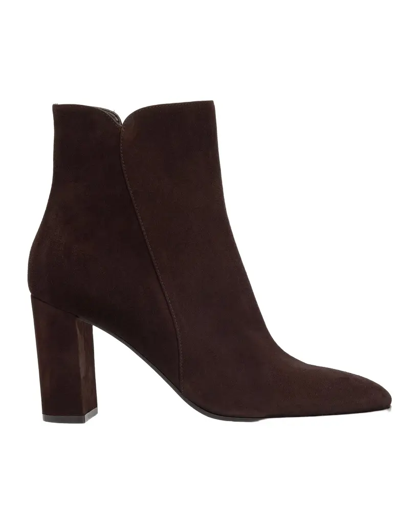 Gianvito Rossi 85mm Suede Ankle Booties | Image 1 Gianvito Rossi 85mm Suede Ankle Booties | Image 1