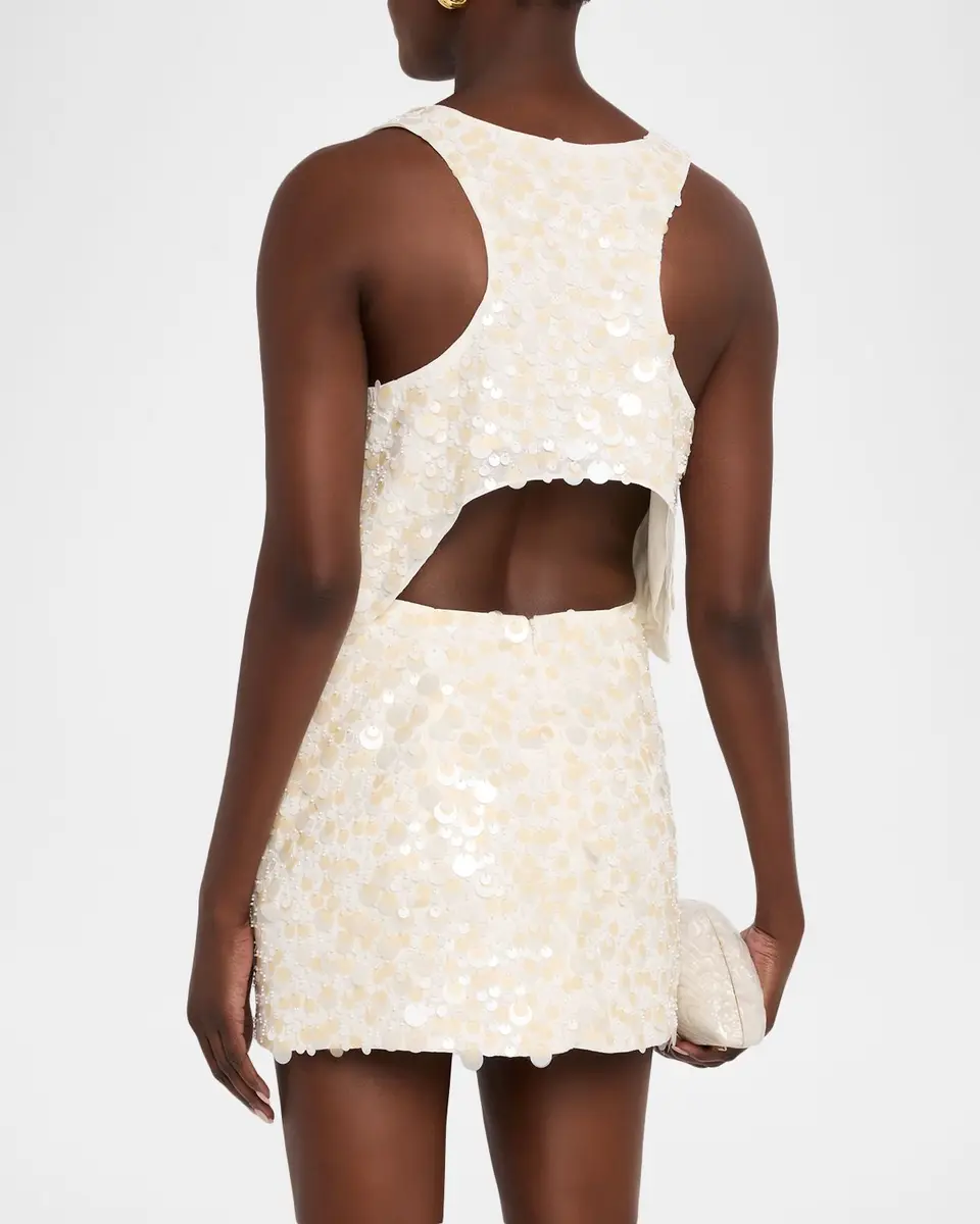JBQ Juliet Sequined Crop Top | Thumbnail 3 JBQ Juliet Sequined Crop Top | Thumbnail 3