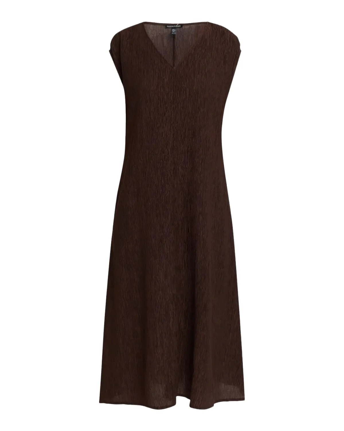 Crinkled Cap-Sleeve Midi Dress Crinkled Cap-Sleeve Midi Dress