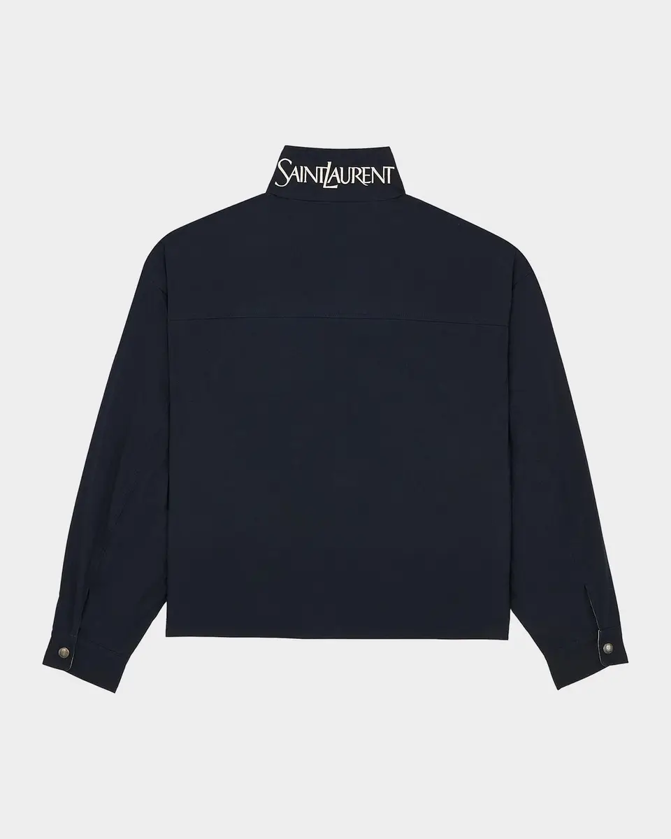 Saint Laurent Cassandre Reversible Cotton Jacket | Thumbnail 2 Saint Laurent Cassandre Reversible Cotton Jacket | Thumbnail 2