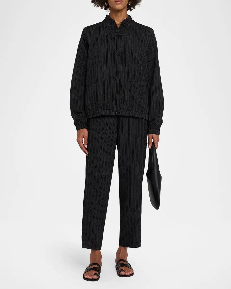 Eileen Fisher Striped Lantern Ankle Pants | Thumbnail 2 Eileen Fisher Striped Lantern Ankle Pants | Thumbnail 2