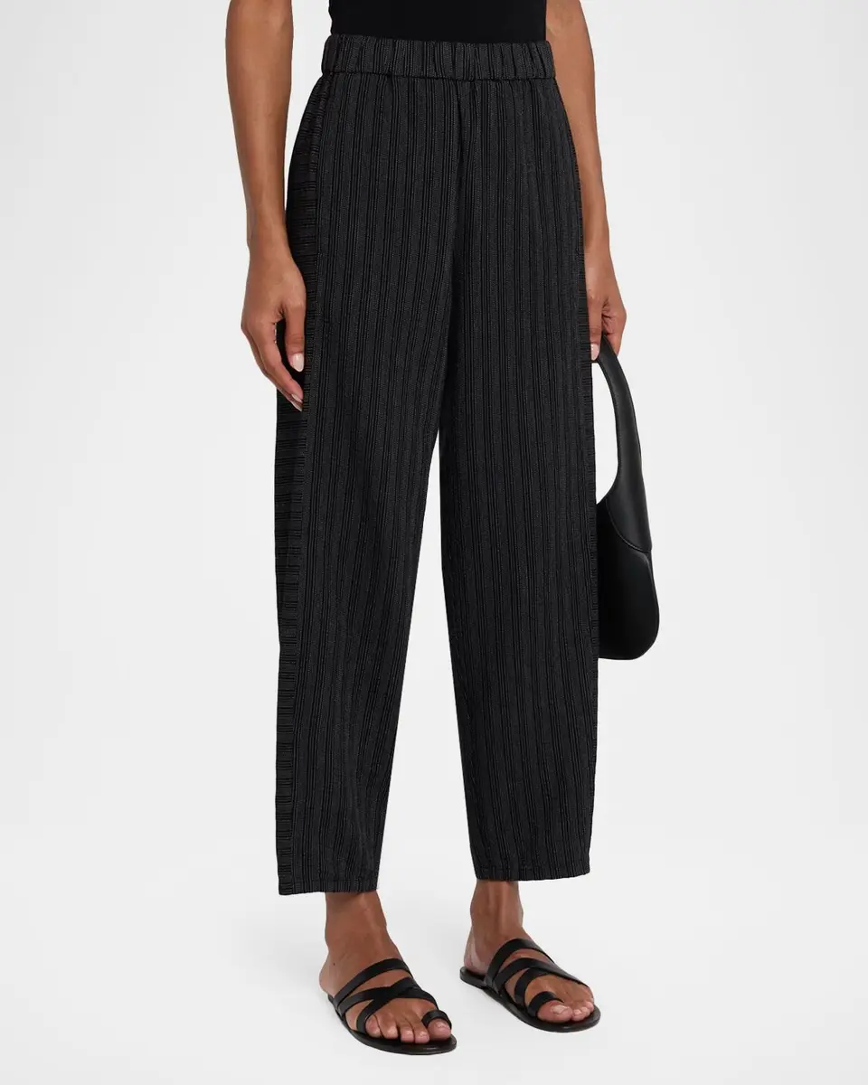 Eileen Fisher Striped Lantern Ankle Pants | Thumbnail 4 Eileen Fisher Striped Lantern Ankle Pants | Thumbnail 4