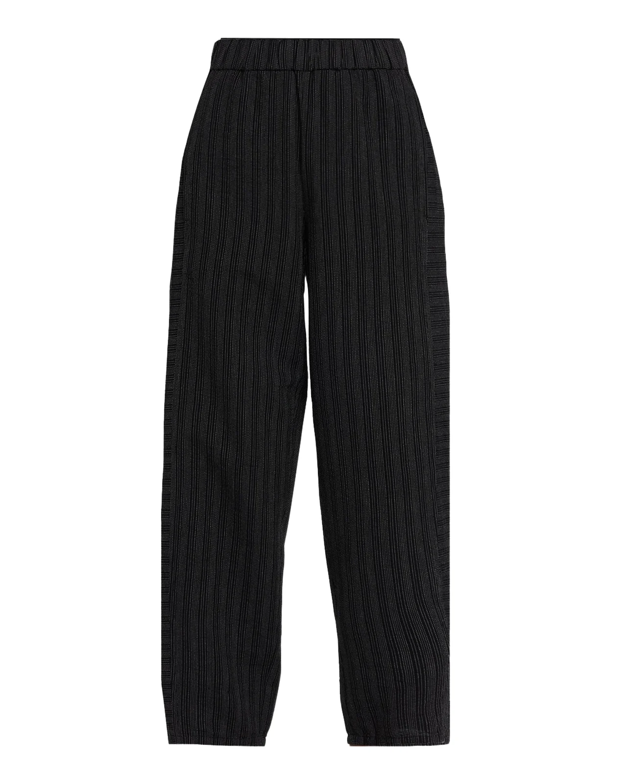 Striped Lantern Ankle Pants