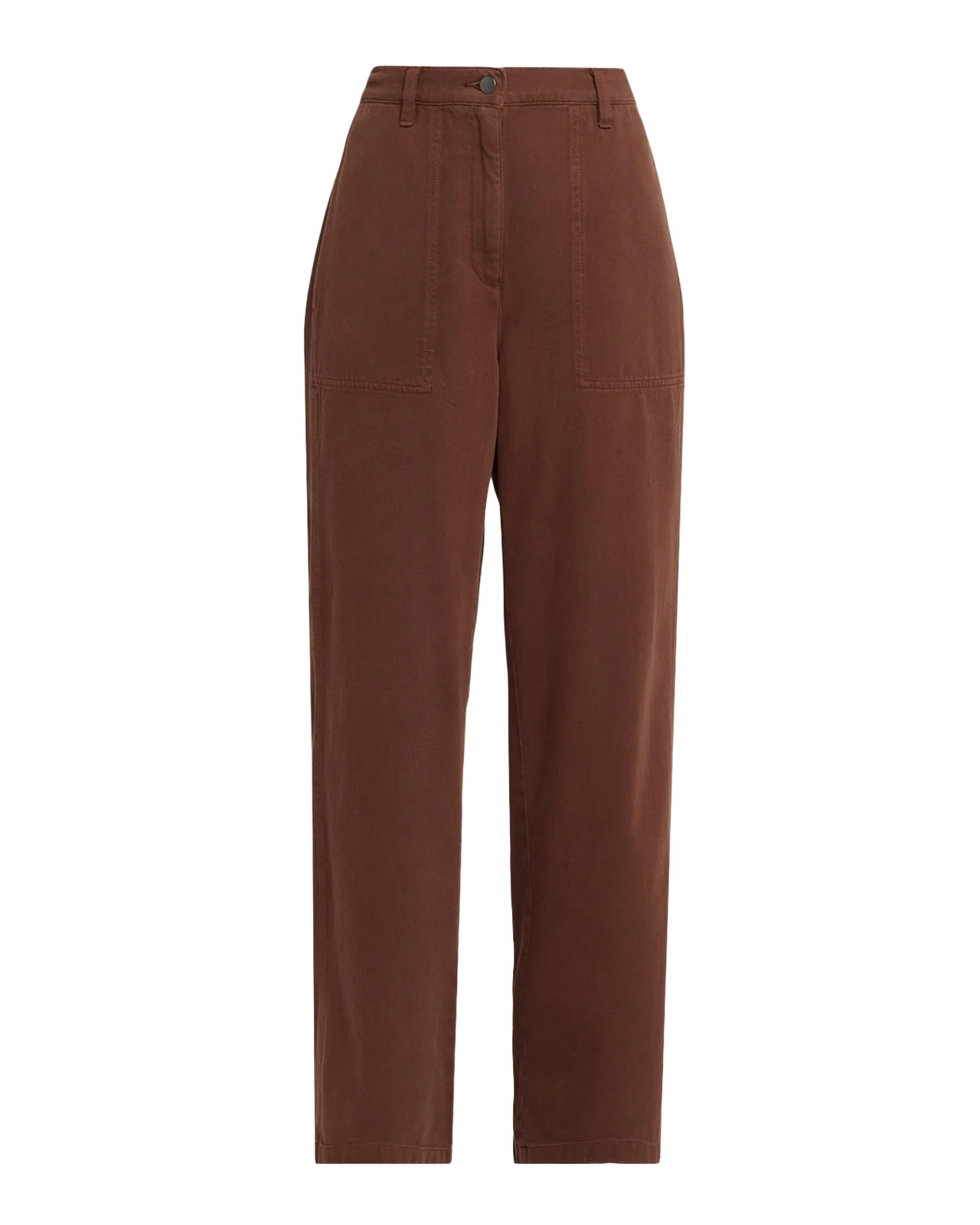 Eileen Fisher High-Waisted Organic Cotton Pants