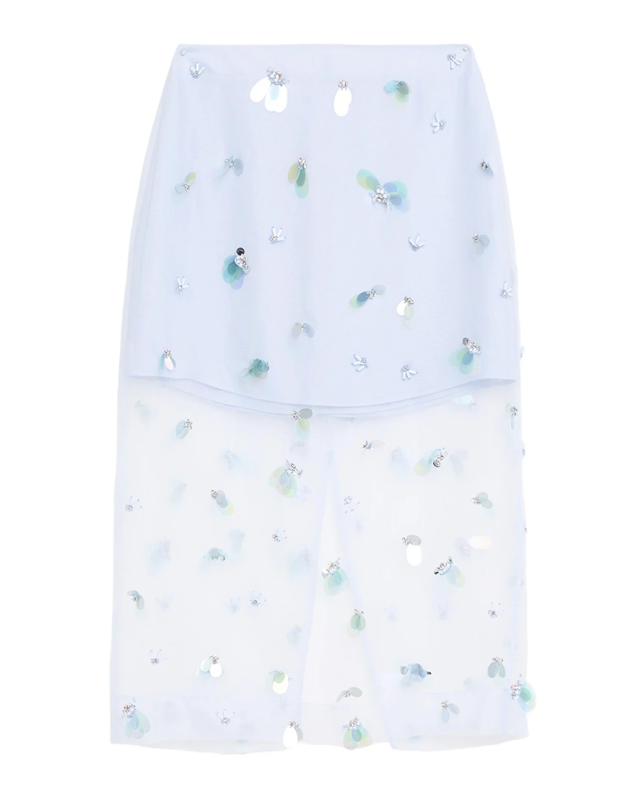 Delilah Embellished Tulle Midi Skirt Delilah Embellished Tulle Midi Skirt