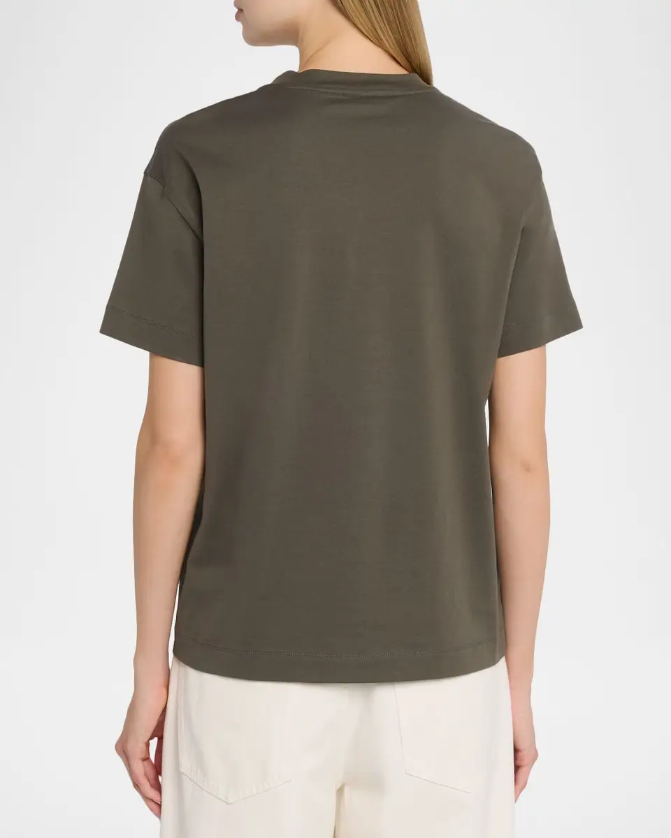 Brunello Cucinelli Cotton Jersey T-Shirt | Thumbnail 3 Brunello Cucinelli Cotton Jersey T-Shirt | Thumbnail 3