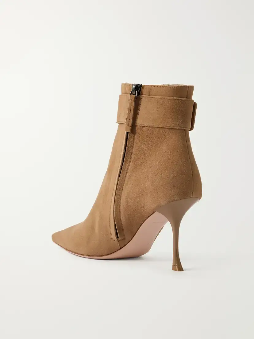 Roger Vivier Viv Ville 85 Suede Ankle Boots | Thumbnail 3