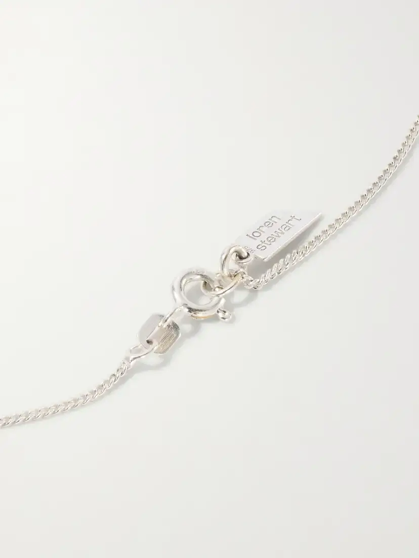 Loren Stewart 14-karat Gold And Sterling Silver Diamond Necklace | Thumbnail 3 Loren Stewart 14-karat Gold And Sterling Silver Diamond Necklace | Thumbnail 3